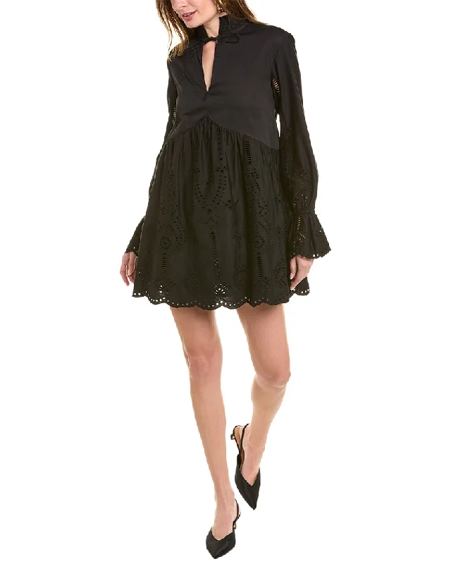 Trend Leading Collection The Kooples Eyelet Mini Dress