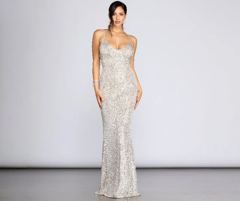 Limited Quantities Teagan Elegant Sequin Gown