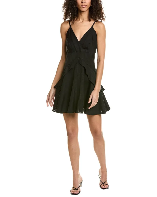 Elegant Clothing Sandro Surplice Mini Dress