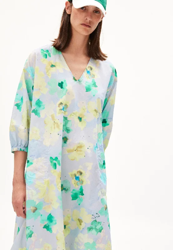 Bold Fashion Aarvilin Aqua Floral Dress