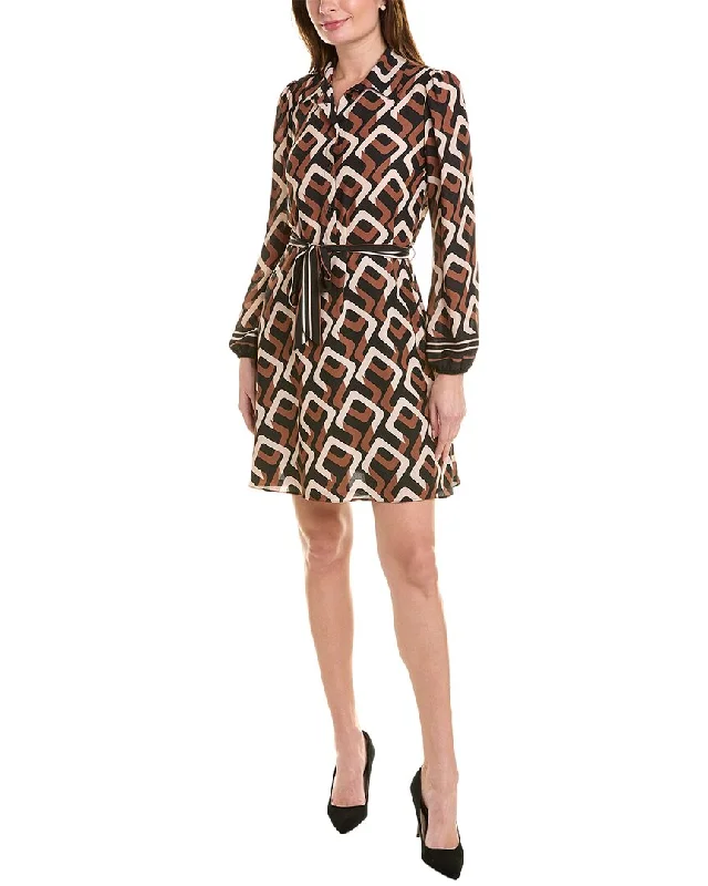 Romantic Detailing Joseph Ribkoff Geometric Mini Dress