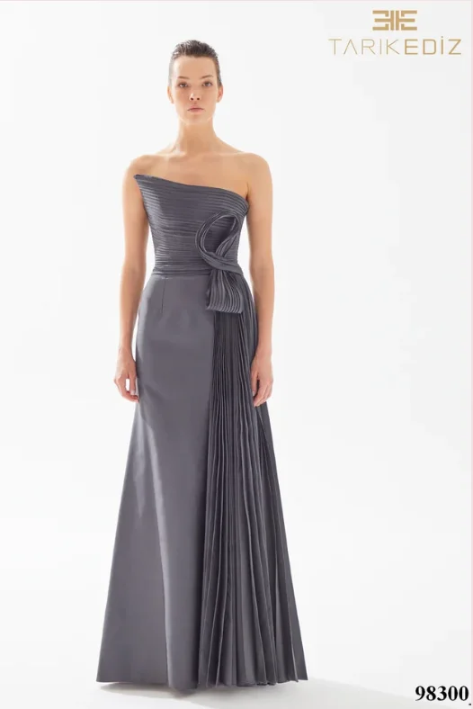 Cool Prices Tarik Ediz Plitz Gown - Anthracite