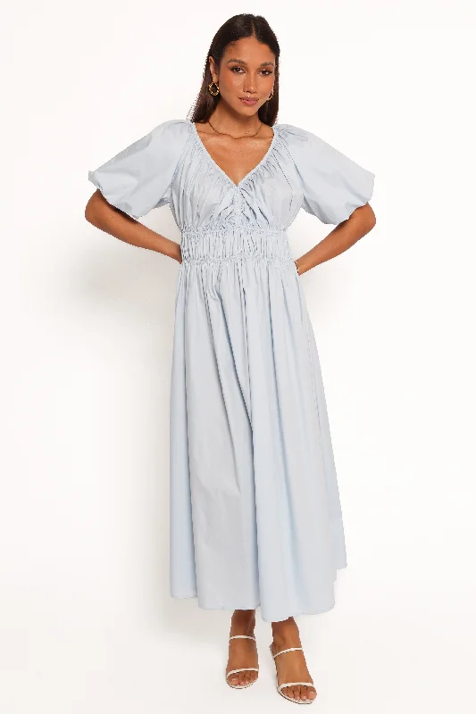 Effortless Chic Apparel Rozie Midi Dress - Baby Blue