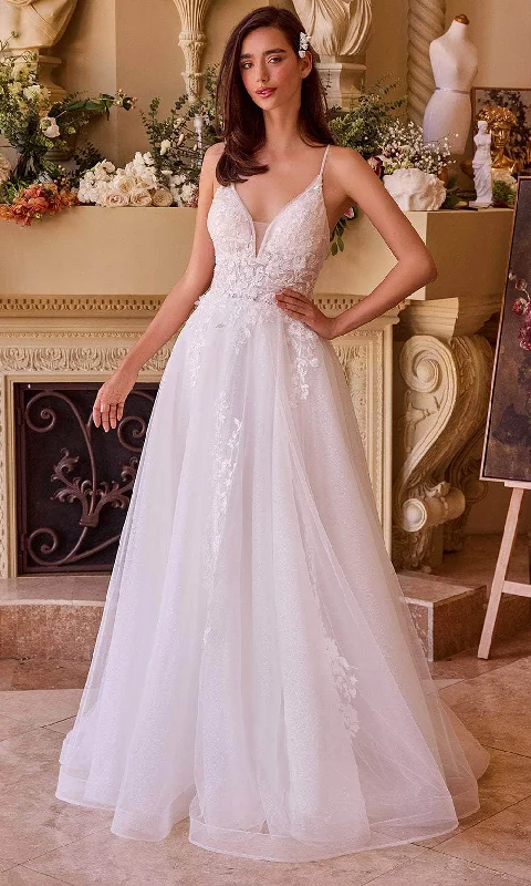 Effortless Style Cinderella Divine Bridal CD792W - Sleeveless Lace Bridal Gown