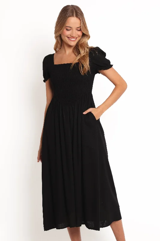 Latest Trends Felicite Midi Dress - Black