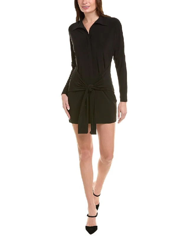 Flowy Fabric Joseph Ribkoff Belted Mini Dress