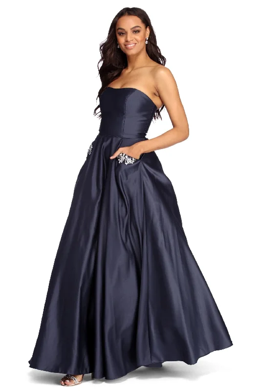 Budget Saver Josephine Formal Stylish Jewel Ball Gown