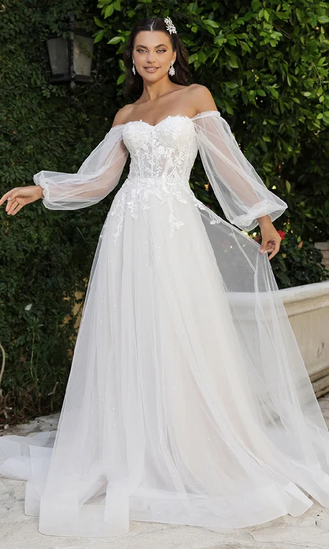 Soft Textures May Queen RQ8168 - Sweetheart A-Line Bridal Gown