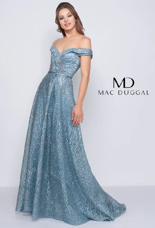 Spring Wardrobe Mac Duggal french blue gown style 20121