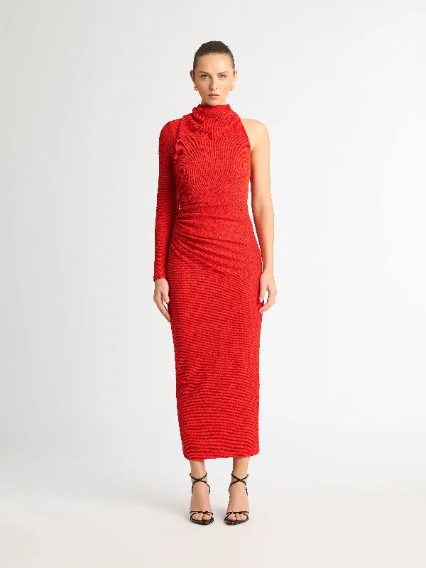 End - Of - Month Blowout EVERLY RUCHED MIDI DRESS