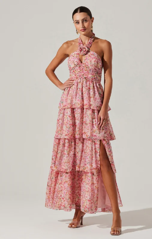 Latest Fashion Pink Floral Brinley Dress