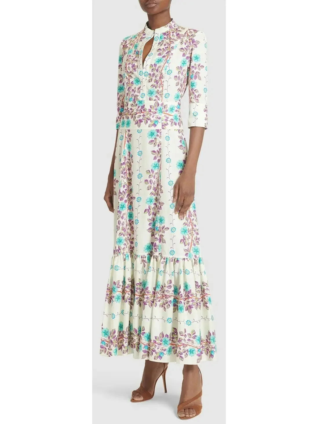 Durable Fashion Picks Printed Cotton Maxi Dress