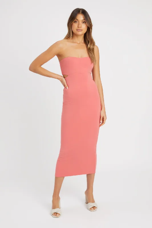 High-End Women’S Wear Solange Midi Dress