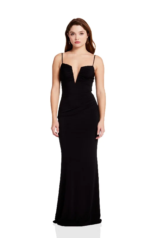 The Good Stuff Black Erykah Gown