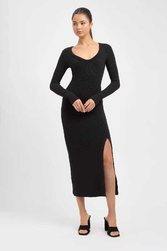 Dreamy Draping Angela Midi Dress