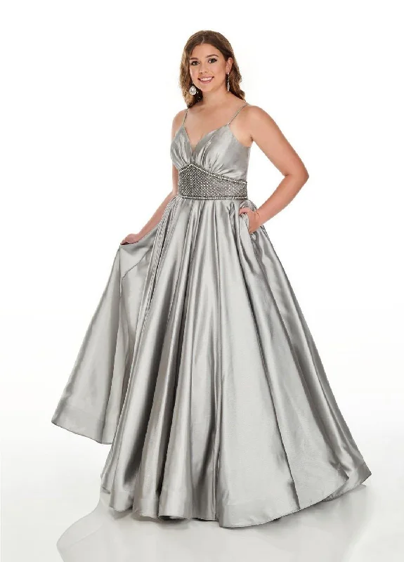 Elevate Your Wardrobe Rachel Allan Long Plus Size Prom Dress