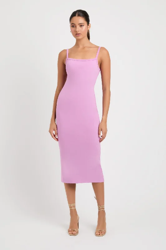 Feminine Grace Dottie Midi Dress