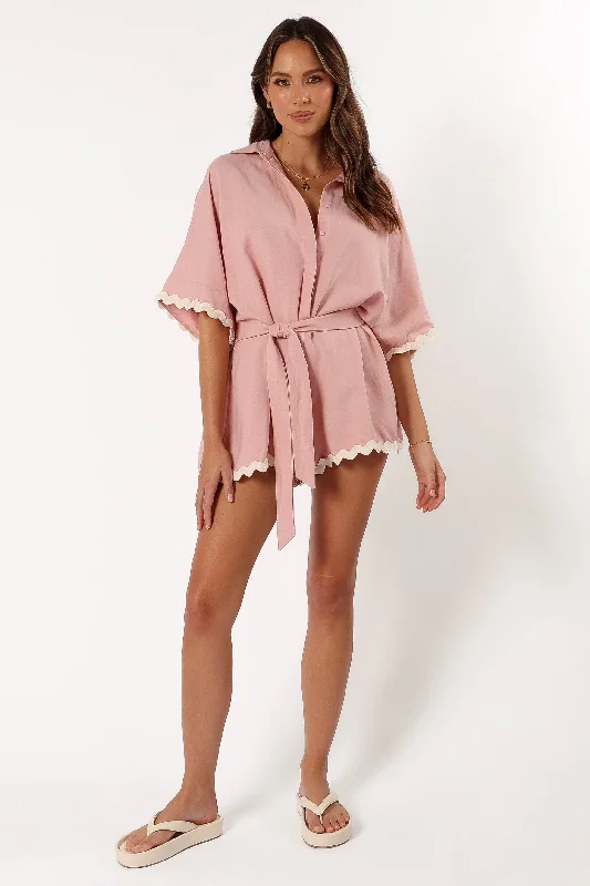 Unbeatable Prices Isabella Romper - Pink