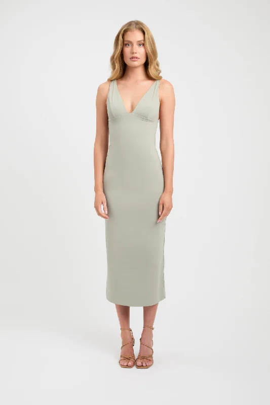 Lightweight Fabric Magy Midi Dress