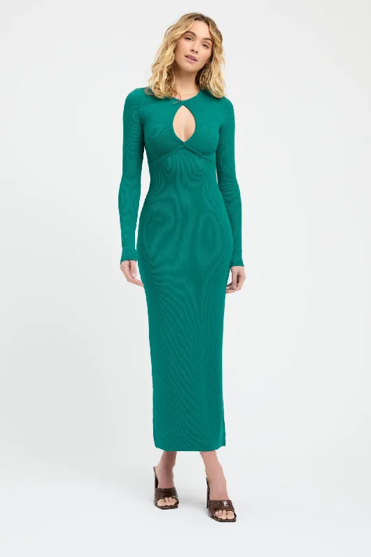 Vibrant Femme Fashion Georgia Midi Dress