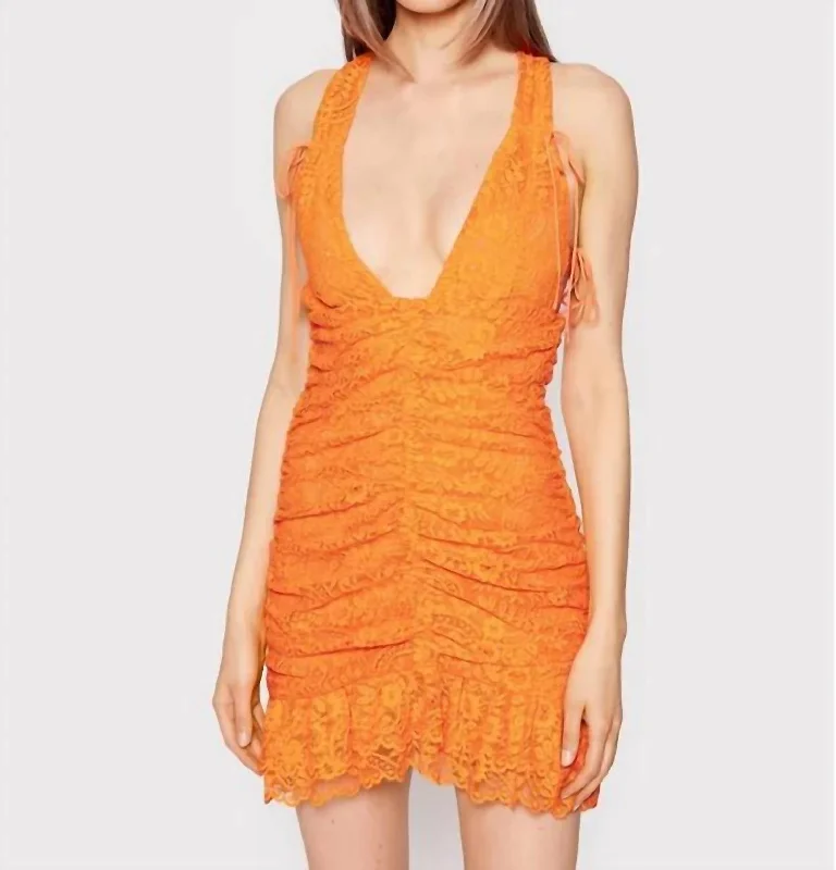 Trend Alert Jamie Mini Dress In Orange