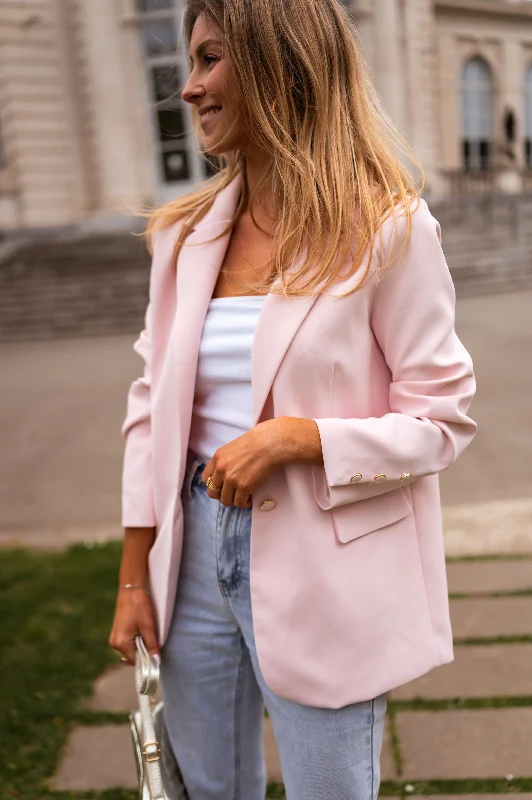 New In This Season Blazer Aurore - rose poudré