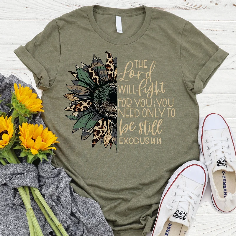 Tropical Island - Inspired Attire The Lord Will Fight for You Tee