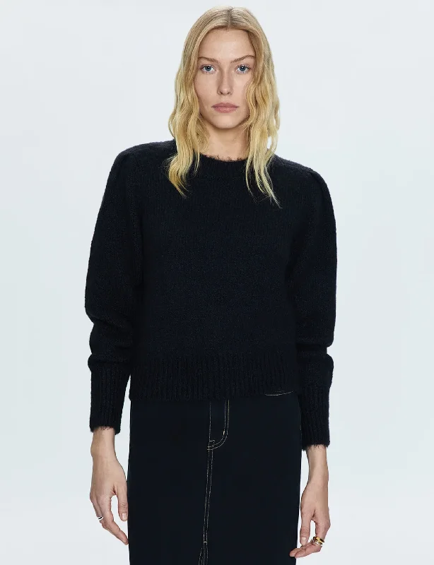 Refined Simplicity Colette Sweater, Noir