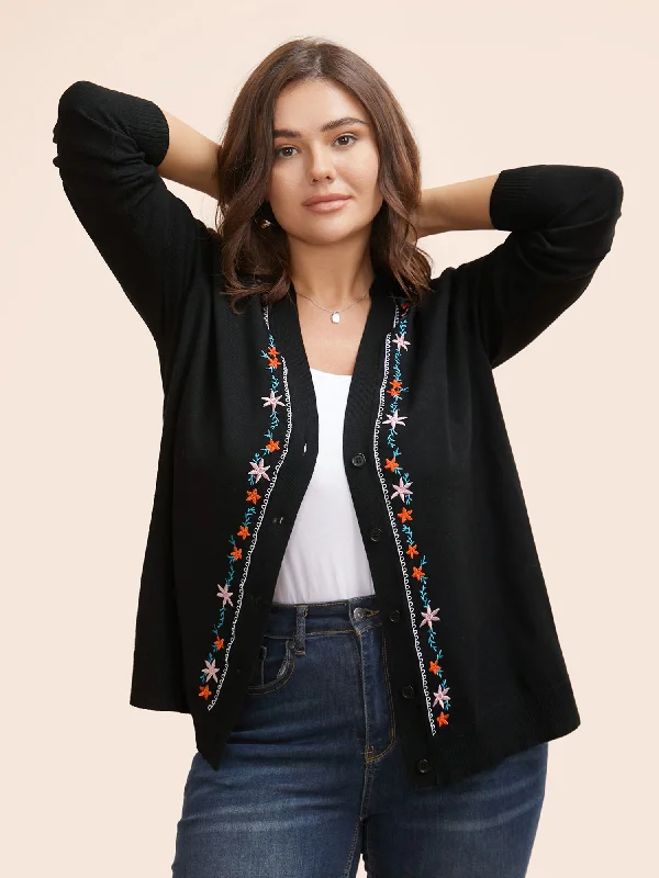 Weekend Special Supersoft Essentials Floral Embroidered Cardigan