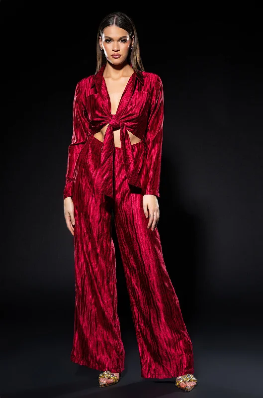 Top Brand Discounts LIMITLESS OVERSIZED SATIN JUMPSUIT