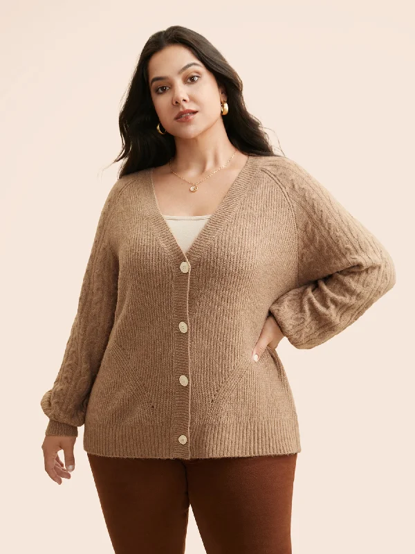 Big Savings Air Cozy Cable Knit Cardigan