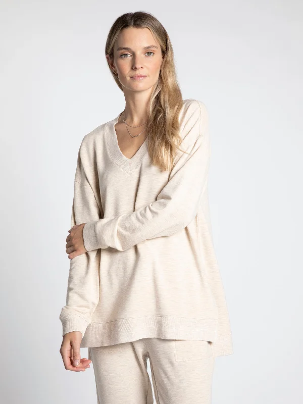 OATMEAL HEATHER SLUB