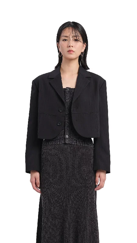 Charming Silhouette Short Suit Jacket