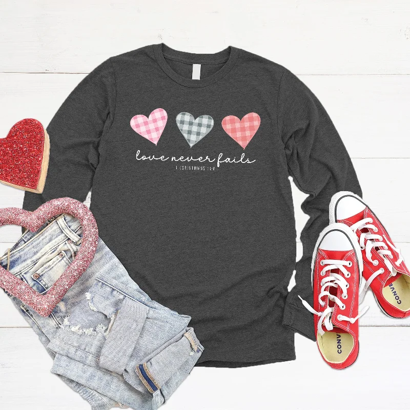 Y2K Nostalgic Fashion Look Love Never Fails - Plaid Long Sleeve