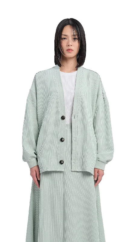 Refined Simplicity Oversized Cut Sewn Cardigan