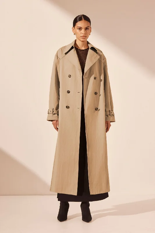 Flash Sale Fever KAI TRENCH COAT - KHAKI BEIGE