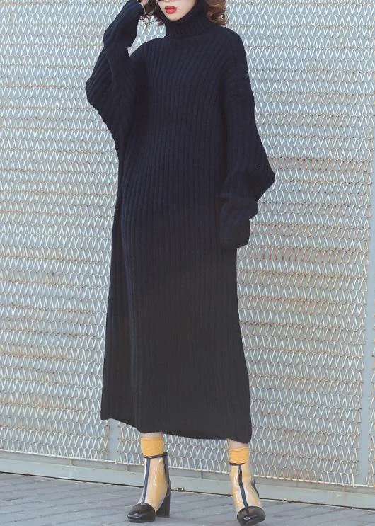 Budget-Friendly Fashion For Work high neck Sweater fall dresses Quotes black tunic knitwear