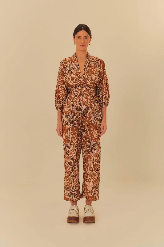 Effortless Sophistication FARM OLHAR DA FLORESTA JUMPSUIT