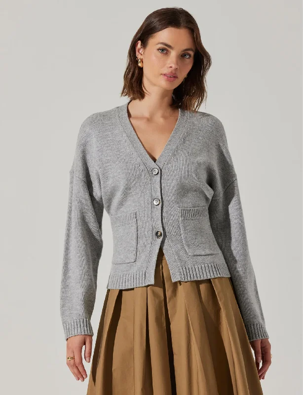 Casual Chic Saffi Sweater, Heather Grey