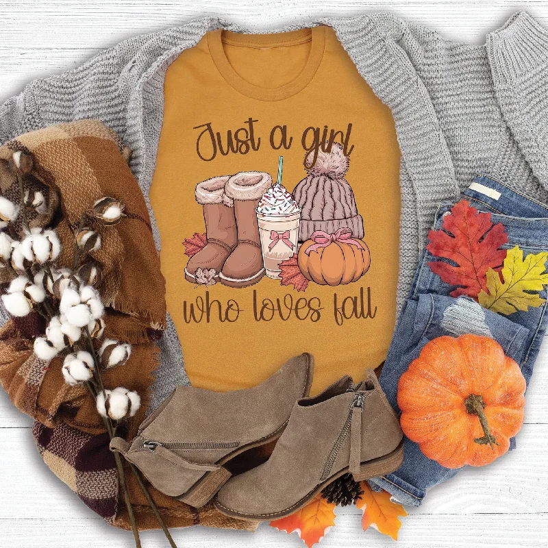 Wardrobe Upgrade Girl Loves Fall Tee