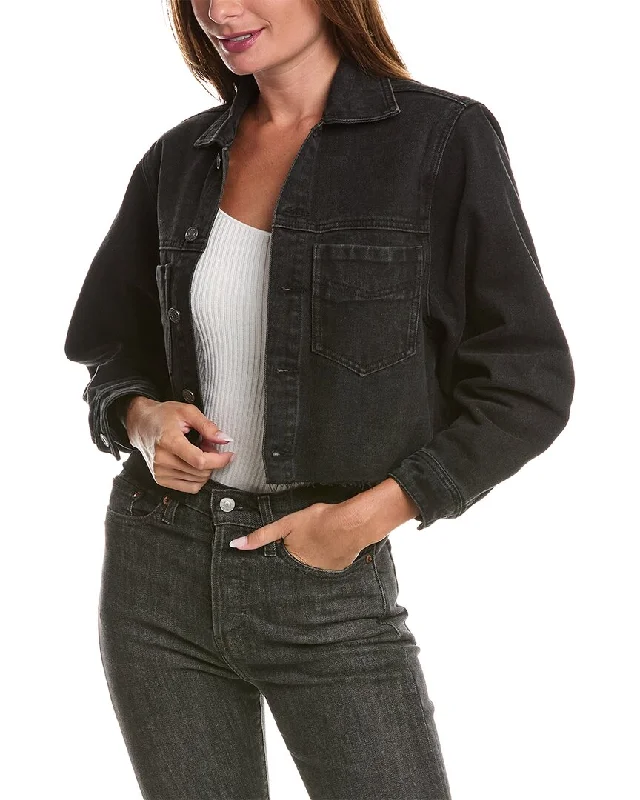 Hot Trends Saltwater Luxe Cropped Denim Jacket