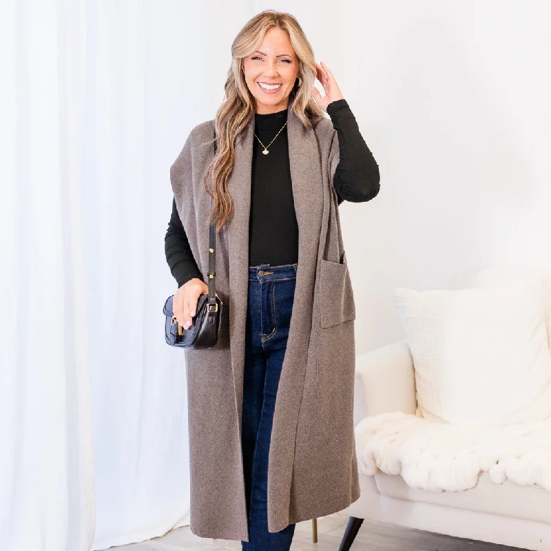 Women's Office Attire Best-Sellers She's So Cute Cardigan, Grey