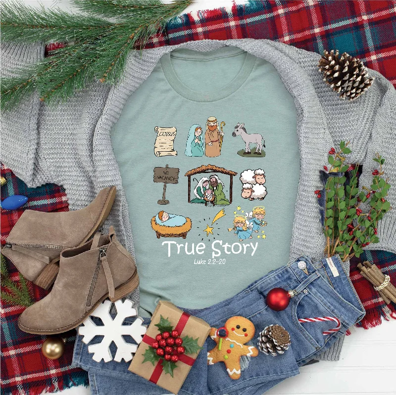 Classic Charm True Story of Christmas Tee