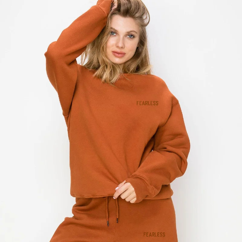 Elegant Simplicity Wardrobe FEARLESS Crewneck Sweatshirt