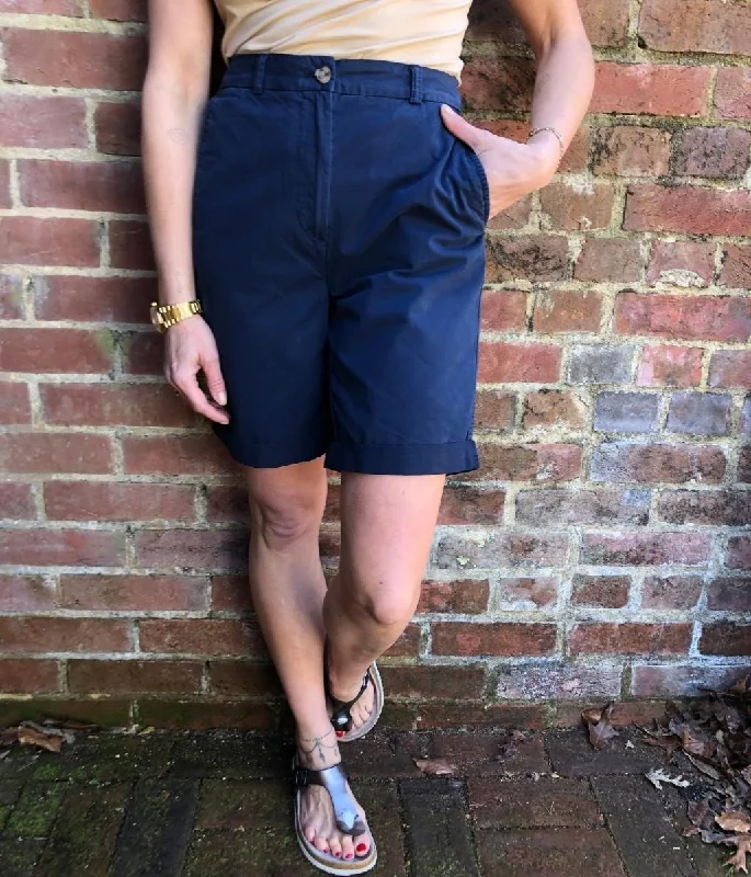 Budget Saver Navy Cotton Chino Shorts