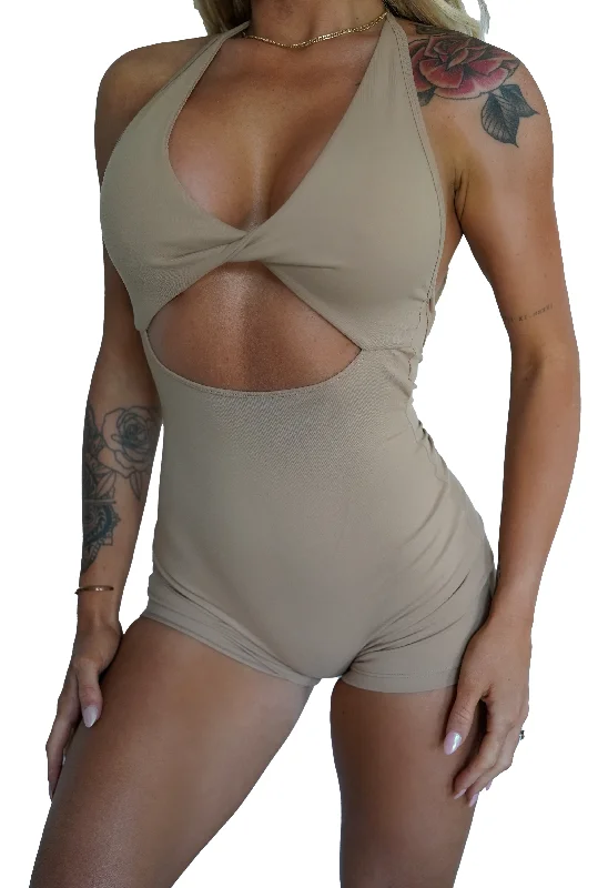 Exquisite Craftsmanship CEE JUMPSUIT - BEIGE