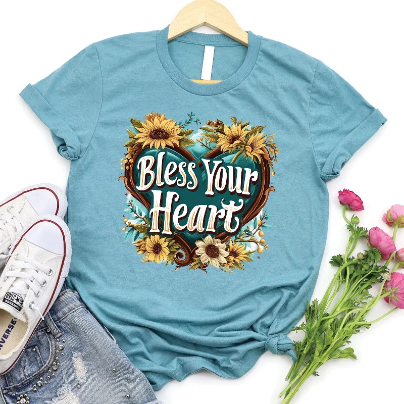 Embrace New Fashion Bless Your Heart Tee