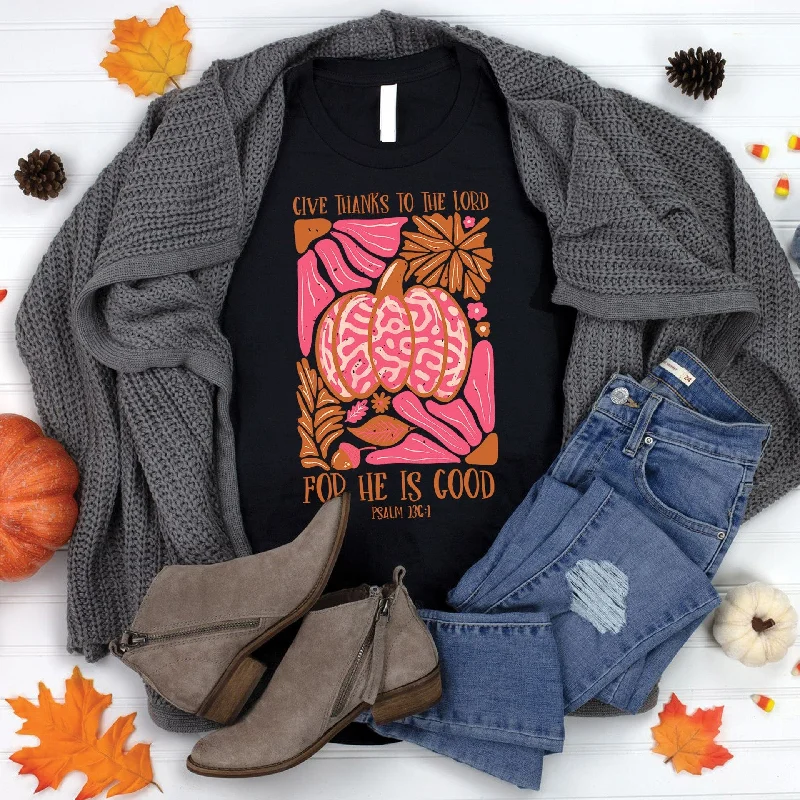 Seasonal Style Discounts Give Thanks Tee