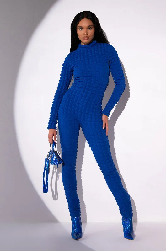 Vintage Inspired Fashion Sale BEAT THE ODDS TEXTURED CATSUIT