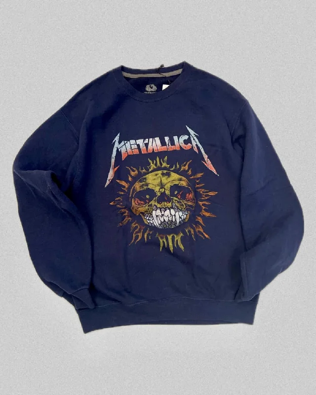 Lightweight Fabric Metallica Orion Sweatshirt Sz M